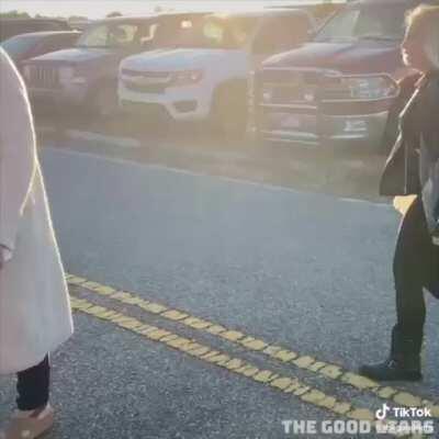 MAGA Karen can't handle the truth