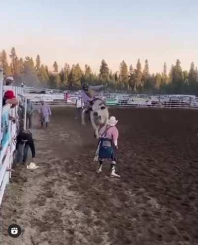 Picked a helluva place to stand