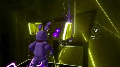 Bonnie Playing Beat Saber