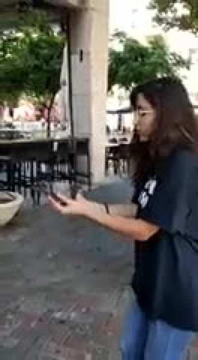 To safely release a bird into the 