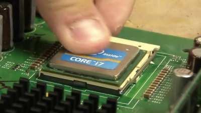 Building my pc today!! Tip: watch the verge for correct thermal paste application.