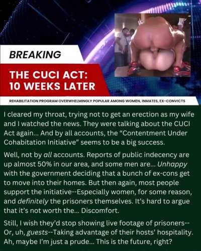 Convict Cuck to Harem Head: first caption from another wedding-fundraiser Supporter Pack (more in comments)