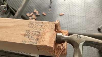 It was a lot more work doing it this way but kinda fun... legs for the workbench