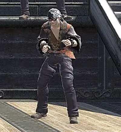 My Friend wanted me to make a looping gif of this background character in one of the 5.4 cutscenes cause he couldn't stop laughing about how weird this dude's animation was.