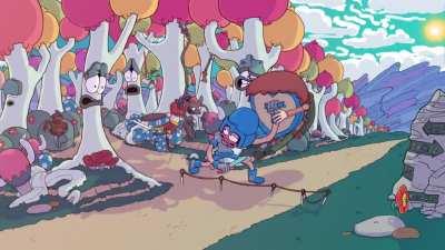 A little bubblegum forest animation