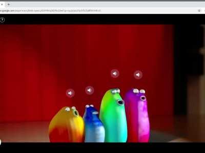 While blobs were held as hostages they learned how to sing Rocket Jump Waltz