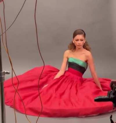 Behind the scenes from last night