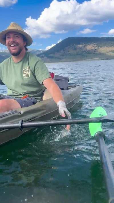 To catch my first trout