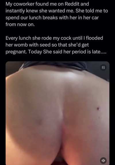 After demanding my seed every lunch break she got what she wanted 