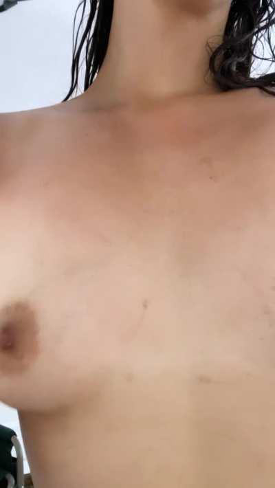 Did I trick you with my natural breasts? 💦