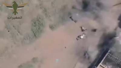FPV drone attacks targeting RSF rebels in Khartoum including trucks loaded with looted furniture