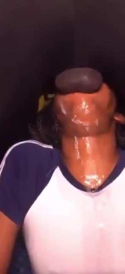 Make her throat a playhouse