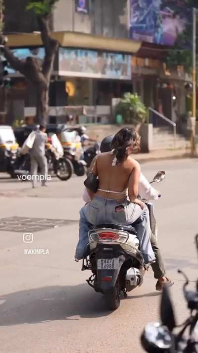 Aisha Sharma Pillion Rider