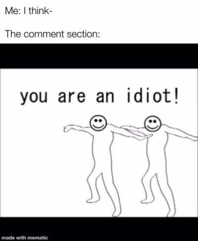 POV: You're on the internet