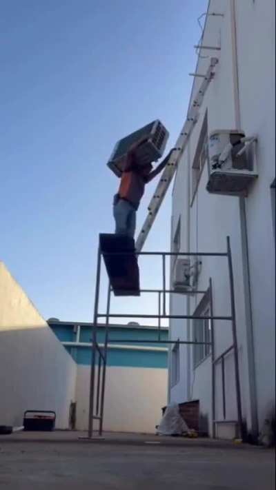 AC on your face feels good