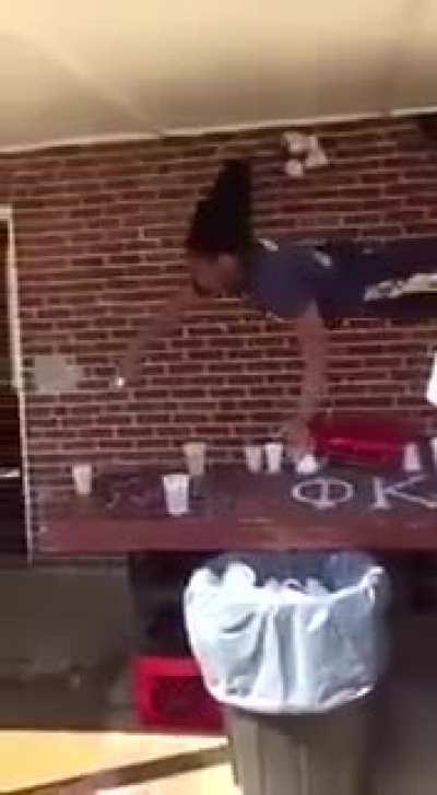 Beer Pong . . .with a twist.