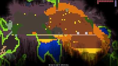 watching my friend fighting queen bee on the map looks hilarious