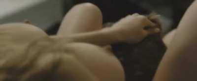 Sydney Sweeney's rock hard nipples during cunnilingus