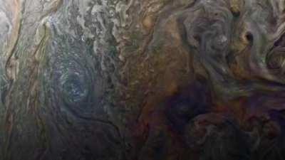Juno's images of Jupiter and its complex cloud patterns