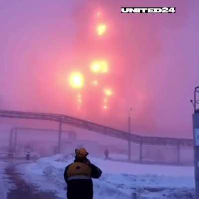 Two oil refineries in Russia are burning after drone attacks 