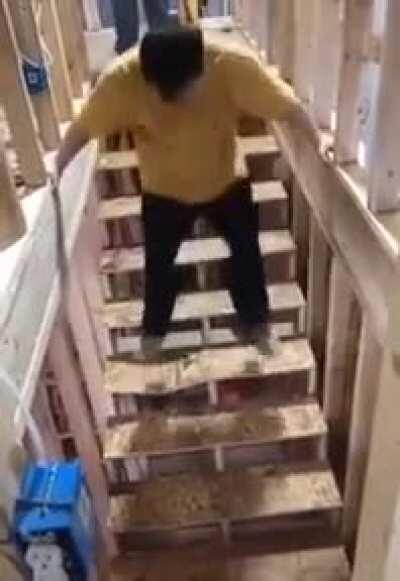 in the end, is he laughing or crying in pain??