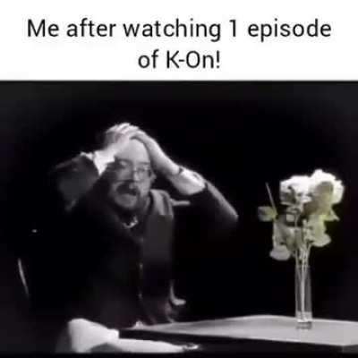 Yeah, for some reason, k-on fans are either just racist or nazis. I don't understand it.