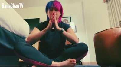 Asuka (day of Royal Rumble)