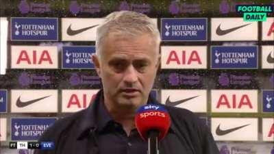 Jose:“It was beautiful, you need to demand from each other. Son is an amazing kid,everybody likes Son but the captain told him you have to do more and give more to the team.It's something needed for team to grow up-to grow up you need big personalities.Wh