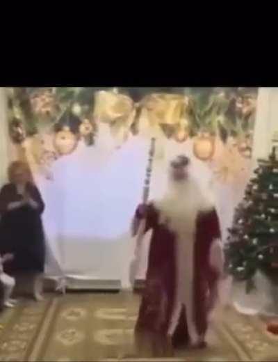 Pai Natal depois de dois natais covid seguidos