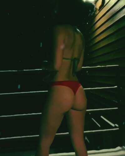 Just cute girl butt.