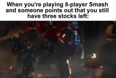 Alternate caption: Mob Smash