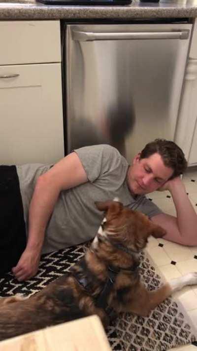 You think you can stop petting me?!