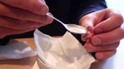 Dude gives life to a lost egg (mom was adopted at a pet shop)