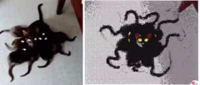 octopussy, terror of laser pointers, destroyer of yarn