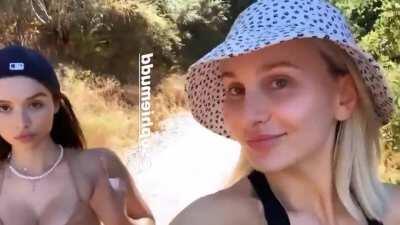 Bouncy walk with Anya