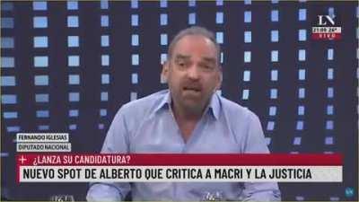 Iglesias, sobre el nuevo Sport de Alberto criticando a Macri