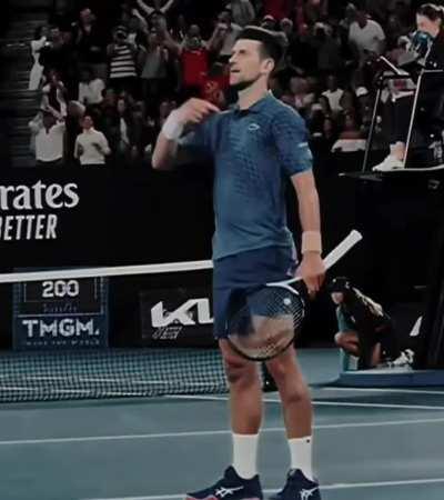 [No one saw that on TV] What do you need to become a champion (Novak Djokovic's full message after the final point, uncensored)