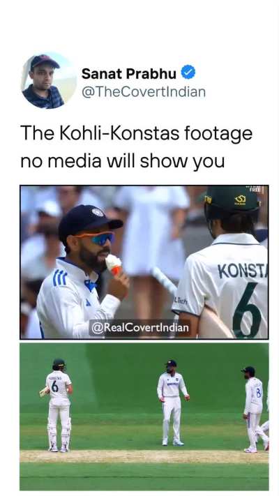 Unseen Kohli Konstas footage