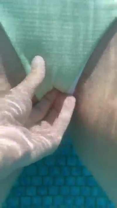 I got to play in the hotel pool 💦