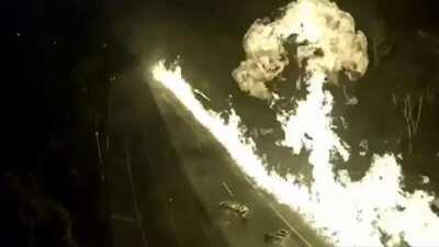 Deadly tanker crash and explosion in Parana, Brazil, 2016.