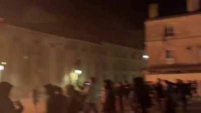 Bordeaux town hall on fire following strikes in France