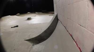 First attempts at wall ride