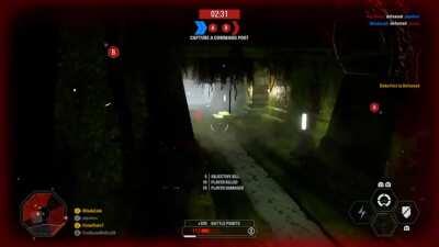 Crouching Lando Bot is nightmare fuel