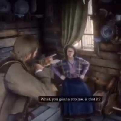 What are you going to do, rob me?