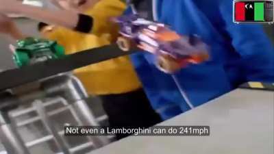 In 2016 I had a dream that I was in my own fictional nation of Filliboja and tuned in to the radio where the commercials were fill with constant swearing and censor bleeping, one of them was a HotWheels commericial. I recreated it as a TV commercial in Ge