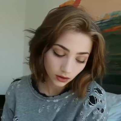 Emily Rudd's cute face would look better covered in cum