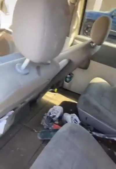 WCGW Arguing with another driver thru the car window.