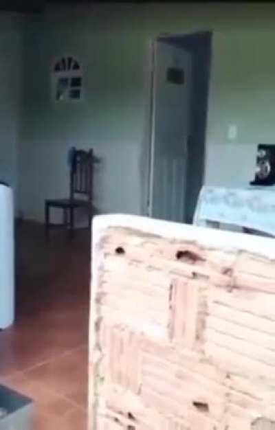 Walking away with dynamite in the hand