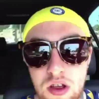 He don' give a fuck.