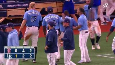 [Highlight] Francisco Mejia walks off the Red Sox with a swing and a miss